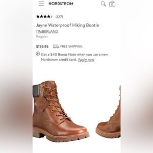 Leather Timberland Waterproof Boot